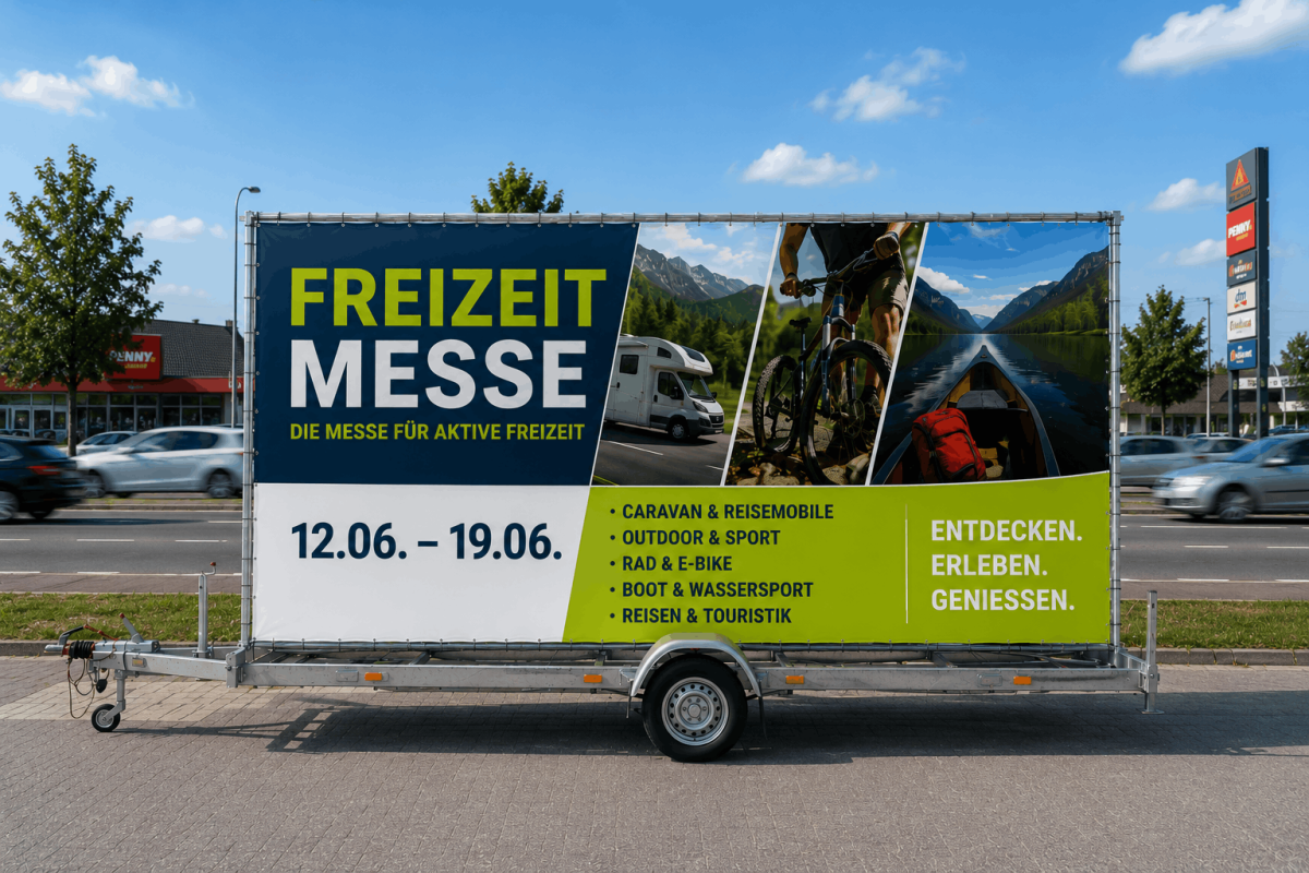 Outdoor Event Werbung Leipzig
